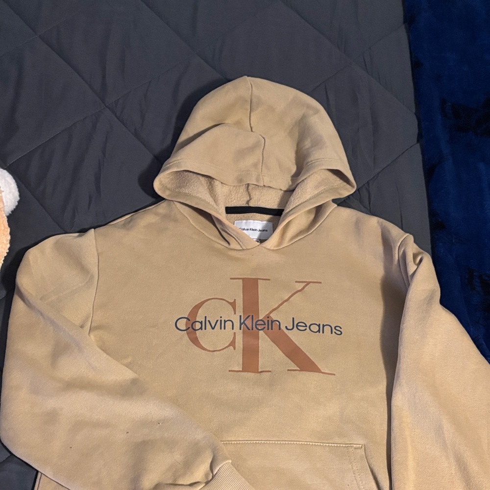 Calvin Klein Jeans Tan Hoodie